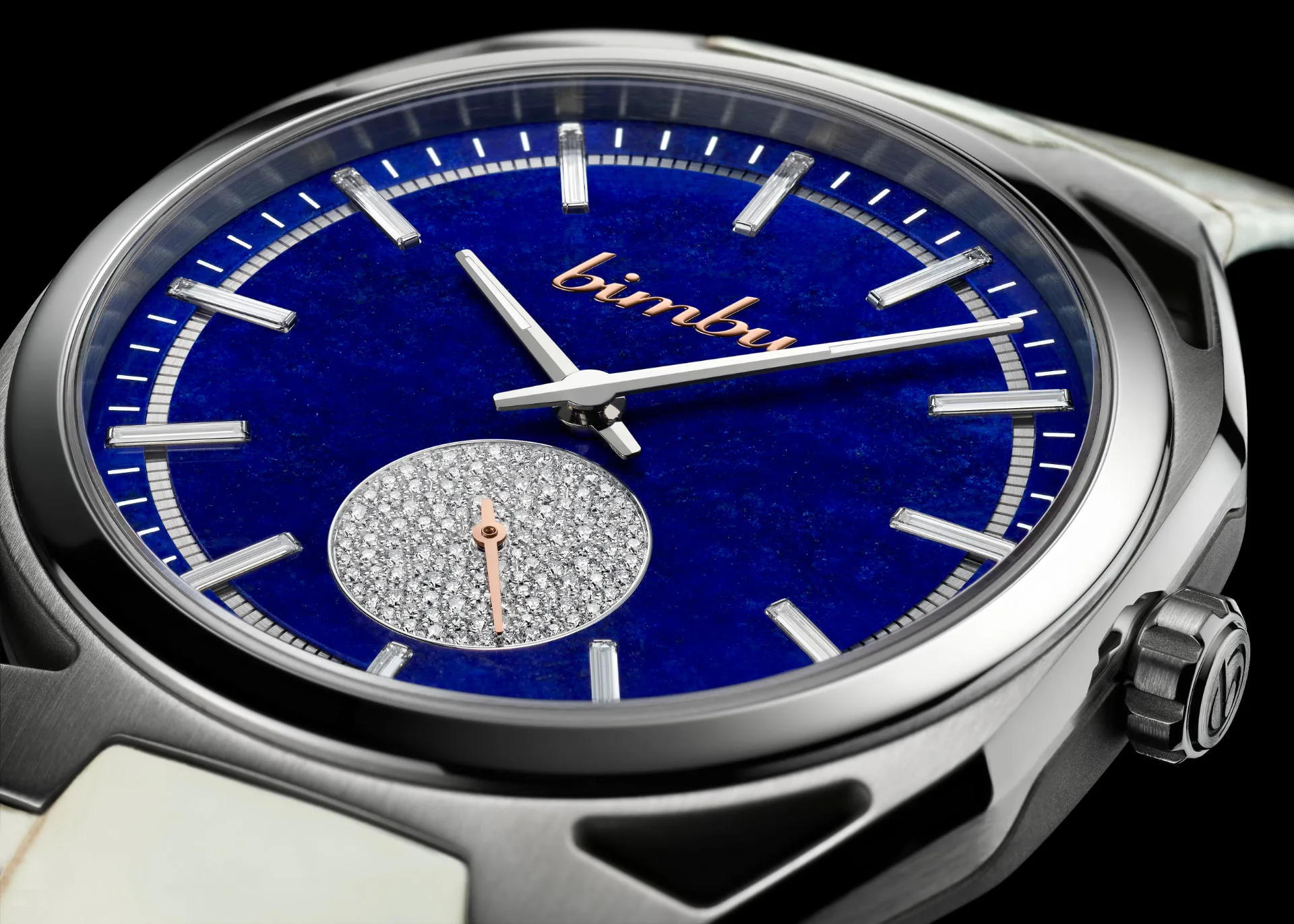 Patrium Lapis Lazuli et serti Neige