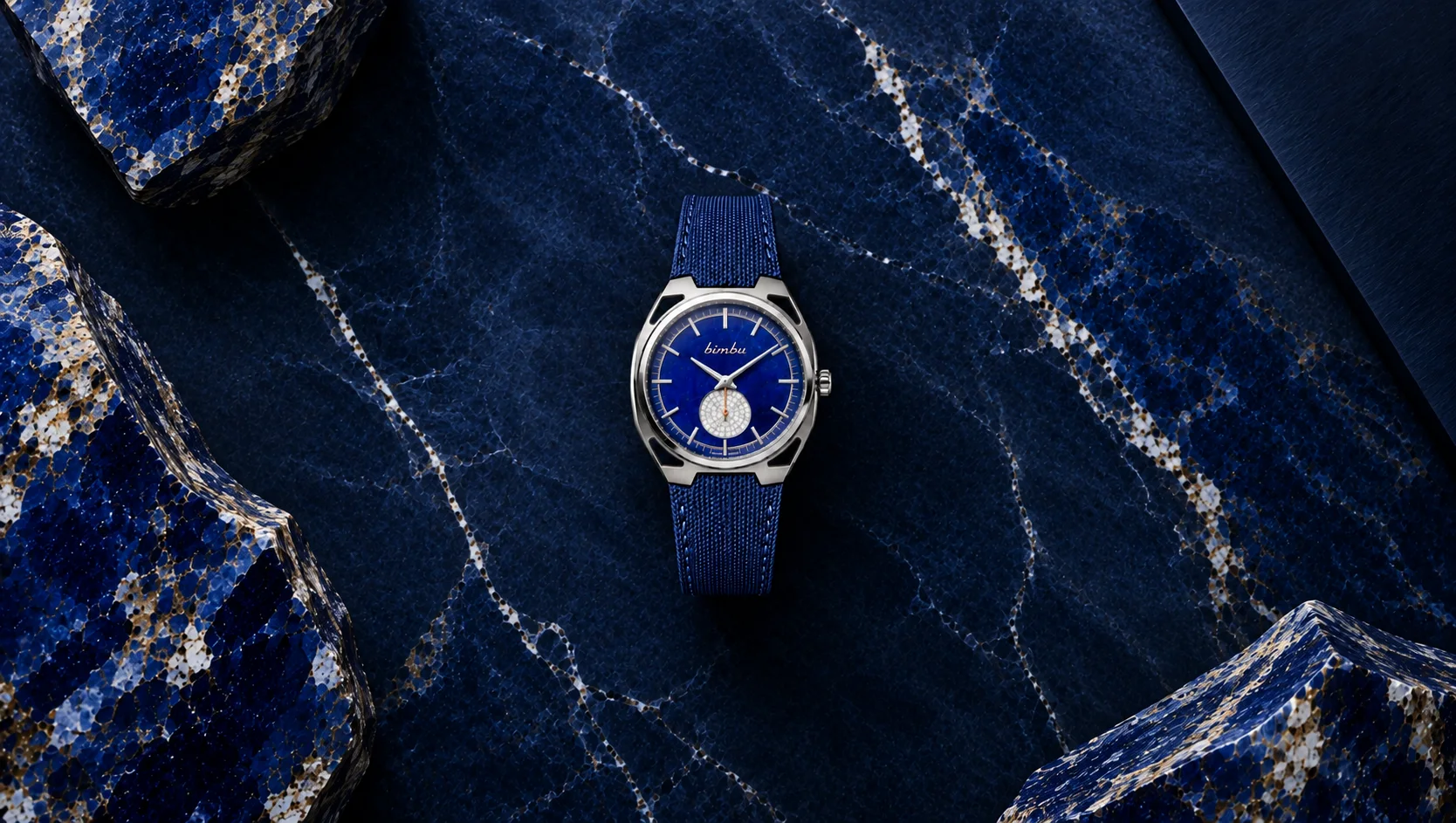 Patrium Lapis Lazuli et serti Neige