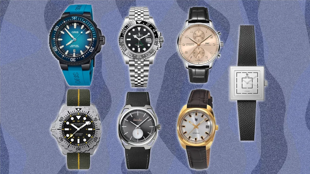 montres, bimbu, sélection de 12 montres