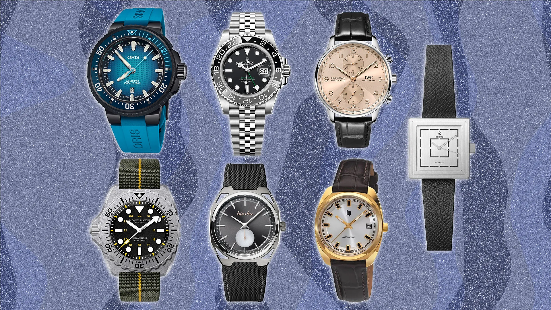 montres, bimbu, sélection de 12 montres